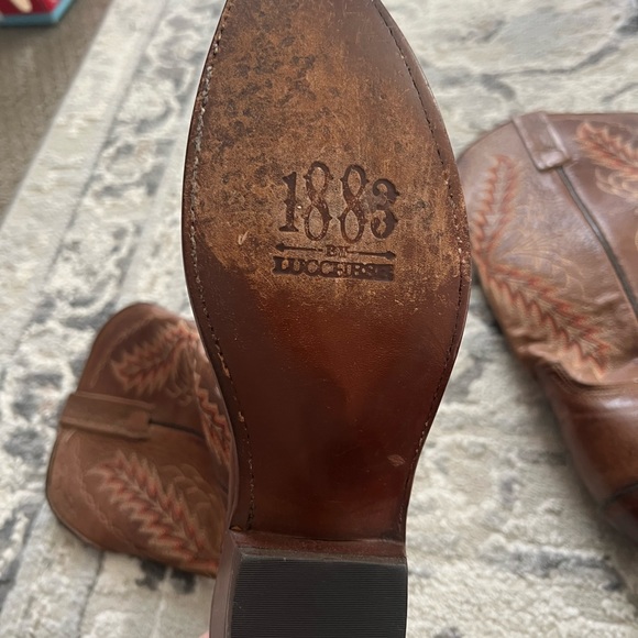 1883 Lucchese Brown boots 6 1/2B - Picture 2 of 7